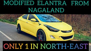 Modified Elantra in Dimapur, Nagaland | Yellow!💛