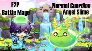 [MapleSEA] (Aquila) - F2P Battle Mage Solo Normal Guardian Angel Slime | CHASER UPDATE