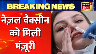 Breaking News: कोरोना पर बहुत बड़ी ख़बर, नेज़ल वैक्सीन को मिली मंज़ूरी| Latest Update | Hindi News