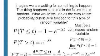 SOR1020: The exponential random variable