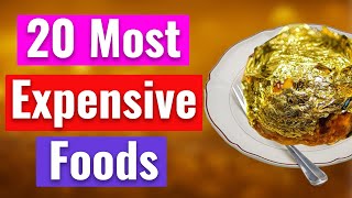 20 Most Expensive Foods in the World 2023 (Luxury Meals)