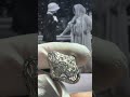 c. 1915 platinum natural diamond authentic edwardian era rare antique three stone dinner ring