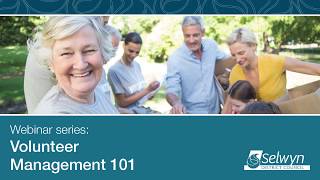 Webinar: Volunteer Management 101 Express