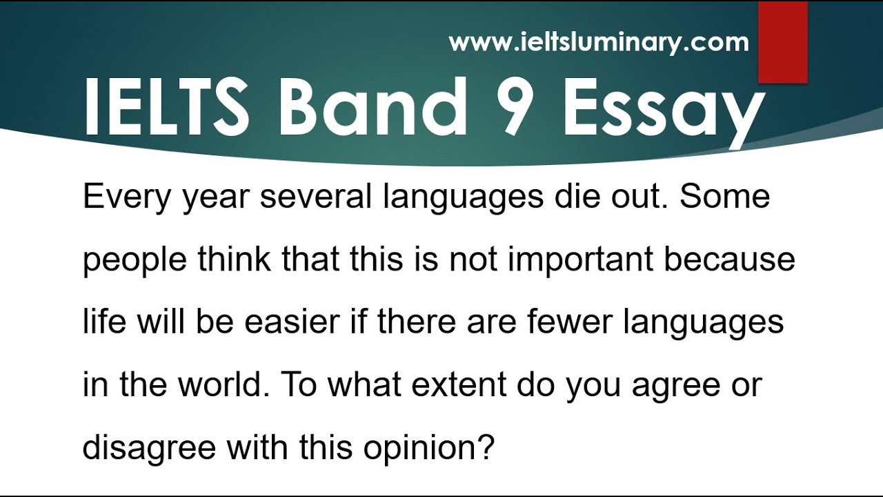 IELTS Task 2 Band 9 Essay Writing- 017 - YouTube