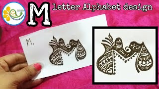 M name mehndi designs | M alphabet mehndi design | M letter henna tattoo  | #alphabet #mletter 💖