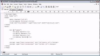 jQuery Tutorial 23 Contains selector