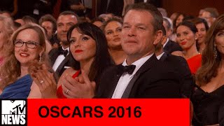 Hollywood Stars React to Chris Rock’s Racy 2016 Oscars Opening Monologue | MTV News