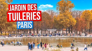 JARDIN des TUILERIES - PARIS in AUTUMN 4K