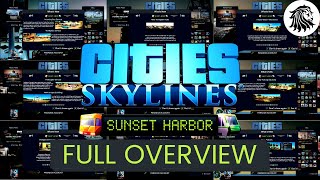 SUNSET HARBOR - Cities Skylines FULL OVERVIEW(XBOX-PS4)