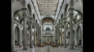 Basílica de San Lorenzo de Florencia, de Brunelleschi.