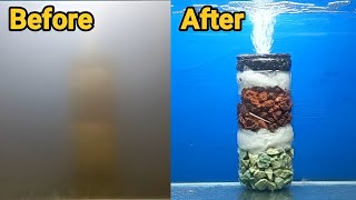 Aerator biofoam filter DIY | Aquarium filter DIY