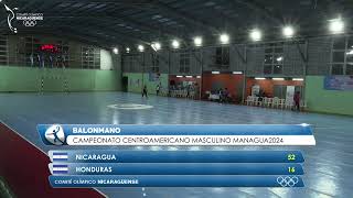 NICARAGUA vs HONDURAS \ JUVENIL \ Campeonato Centroamericano Masculino Managua 2024