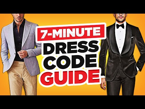 What is evening wear for a man?