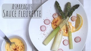 Asparagus sauce Fleurette (easier then hollandaise)