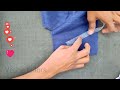 చినిగిన క్లాత్ ని కుట్టకుండా ఇలా how to repair cuts holes in cloth easily double sided tape tricks