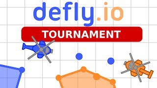 Defly.io TEAM tournament MEGA CHAOS game - 150 vs 150