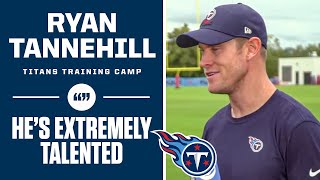 Titans Training Camp: Ryan Tannehill talks DeAndre Hopkins, Upcoming Season & MORE | CBS Sports