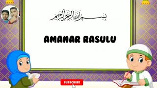 Amana rasulu teaching easy for kids