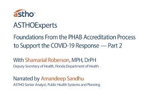 Foundations From the PHAB Accreditation Process to Support the COVID-19 Response — Part 2