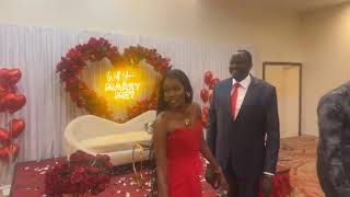 Bol Wek Agoth Jr.surprises his Fiancee Achuei deng Ajiing