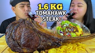 TOMAHAWK STEAK |  MUKBANG PHILIPPINES | MIKE and LEN channel