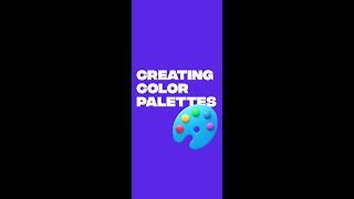 The key to creating color palettes