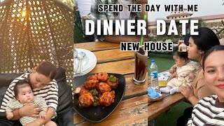 Dinner Date 🍽️🥗!! Our new house 🏠!! Kitchen 🪴 tour
