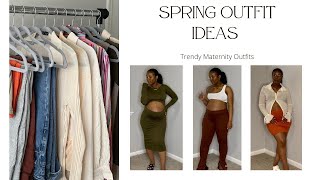 Spring Maternity LookBook! Outfit Ideas! How To Dress Trendy While Pregnant!