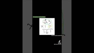 Multiplication Turtle Head Method #math #mathtrick #mathteacher