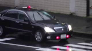 【警察】他ブッチギリ007 一時不停止の車を追う覆面パトカーと白鷺と鴨