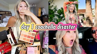 Disaster on Day 1 of Coachella + $550 Sephora Haul