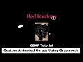 Custom animated cursor using GSAP(Greensock) and jquery