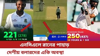 এনসিএলে রানের পাহাড় | দেশীয় বলারদের একি অবস্থা