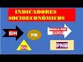 INDICADORES SOCIOECONÔMICOS