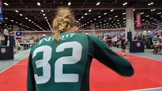 2024-06-21 Club Volleyball - Infinity 16 Green vs. Stars 16 Sanders - Set 2