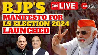 PM Modi LIVE: BJP Manifesto Release | Lok Sabha Election 2024 |Sankalp Patra For Lok Sabha Elections