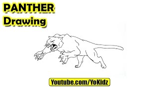 How to draw a Panther