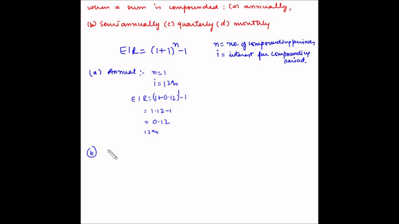 Multi Period Compounding - Example 1 - YouTube