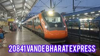 20841 Bhubaneswar to Visakhapatnam Vande Bharat Express run 6 days in a week...