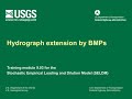 Hydrograph extension by structural stormwater best management practices (BMPs)