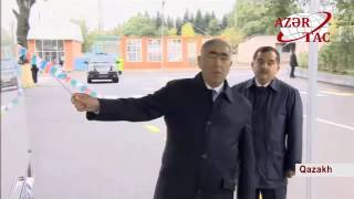 President Ilham Aliyev attended opening of newly renovated Qazakh-Kosalar highway