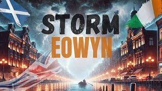 Storm Eowyn in action: destruction and the power of nature!