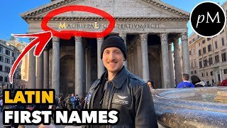 Did Ancient Romans have first names? Latin Praenomina