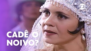 Catarina se revolta ao não encontrar Petruchio no altar! 😂 | O Cravo e a Rosa | TV Globo