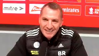 Brendan Rodgers - Leicester v Man Utd - Pre-Match Press Conference - FA Cup