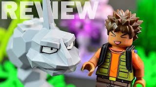 Custom LEGO Pokémon ONYX, MEWTWO, CHARIZARD, and Brock Minifigures by LibertyBrick!