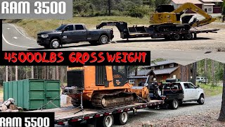 Ram 3500 vs 5500 towing 35,000lbs+  Questions answered!!