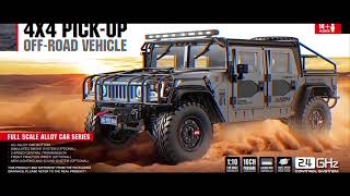 * NEW * HG P415A 4WD U S 4X4 Hummer H1 1/10 scale