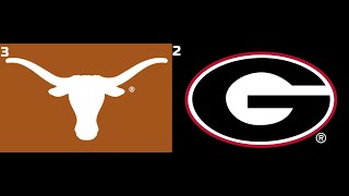 #3 Texas vs. #2 Georgia: Semifinals