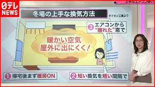 【解説】感染対策も  冬の上手な換気方法は？